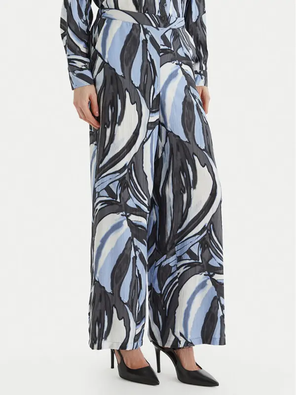 Vero Moda Vero Moda Hlače Vera 10338759 Plava Wide Leg