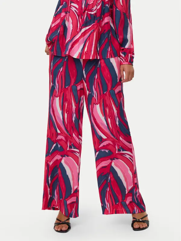 Vero Moda Vero Moda Hlače Vera 10338759 Ružičasta Wide Leg