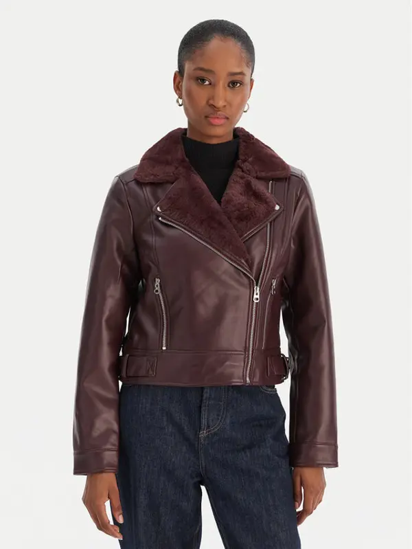 Vero Moda Vero Moda Jakna od imitacije kože Hailey 10250405 Ljubičasta Regular Fit