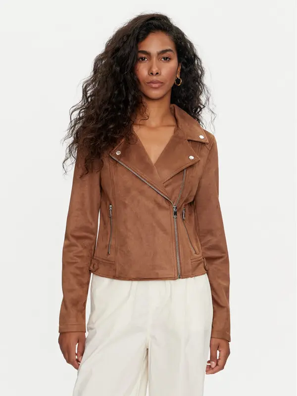 Vero Moda Vero Moda Jakna od imitacije kože Jose 10300938 Smeđa Regular Fit