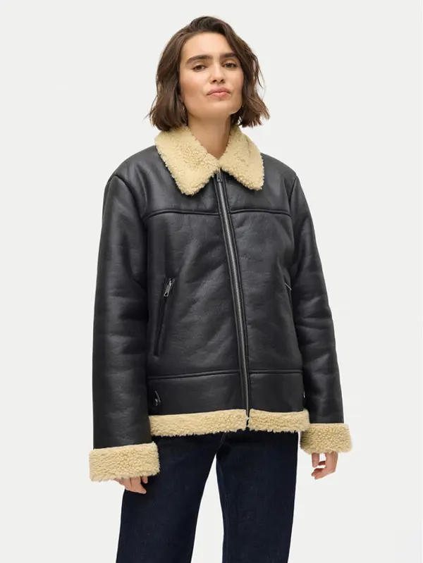 Vero Moda Vero Moda Jakna od imitacije kože Kay 10310165 Crna Regular Fit