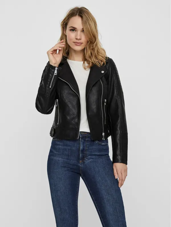 Vero Moda Vero Moda Jakna od imitacije kože Kerri 10228728 Crna Regular Fit