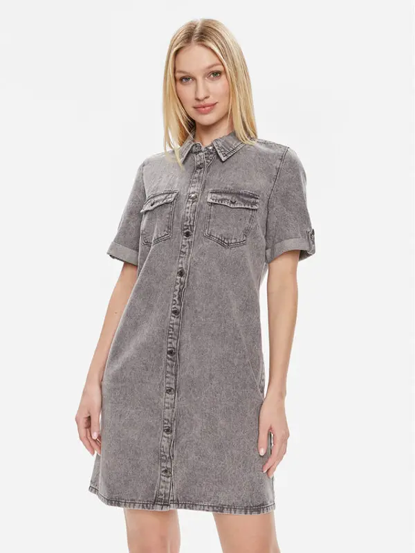 Vero Moda Vero Moda Jeans haljina Jennie 10309665 Siva Regular Fit