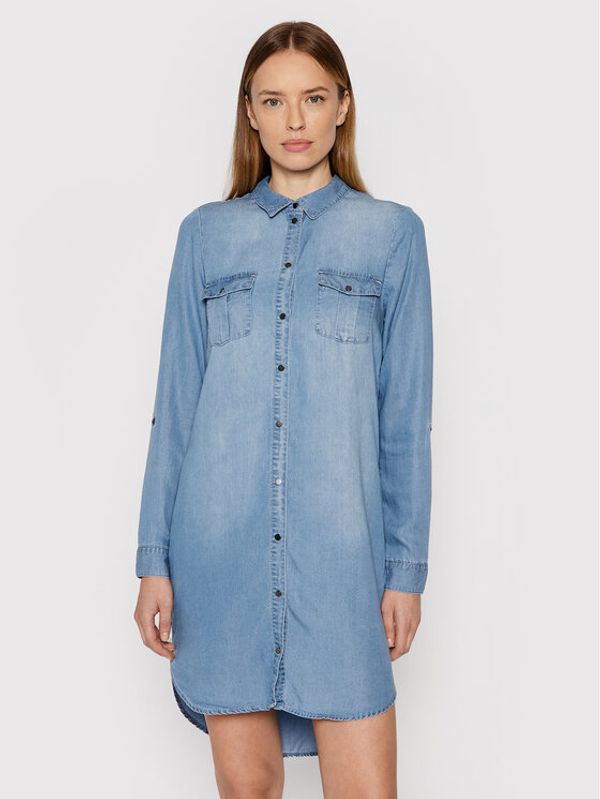 Vero Moda Vero Moda Jeans haljina Silla 10184172 Plava Regular Fit