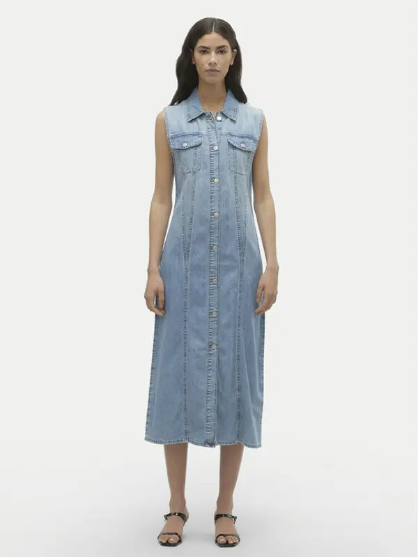 Vero Moda Vero Moda Jeans haljina Zadie 10309673 Plava Regular Fit