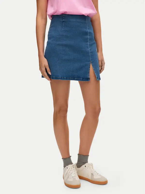 Vero Moda Vero Moda Jeans suknja Nelly 10311322 Plava Regular Fit