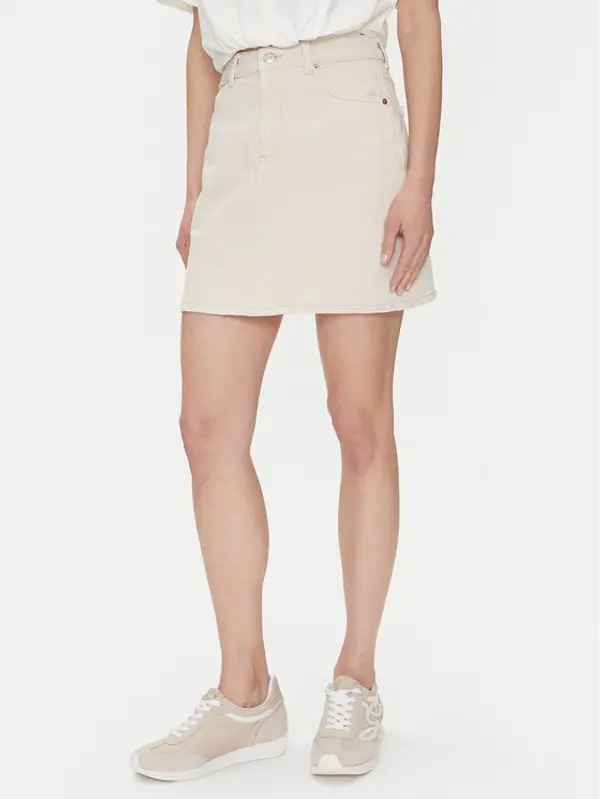 Vero Moda Vero Moda Jeans suknja Tessa 10301536 Écru Regular Fit
