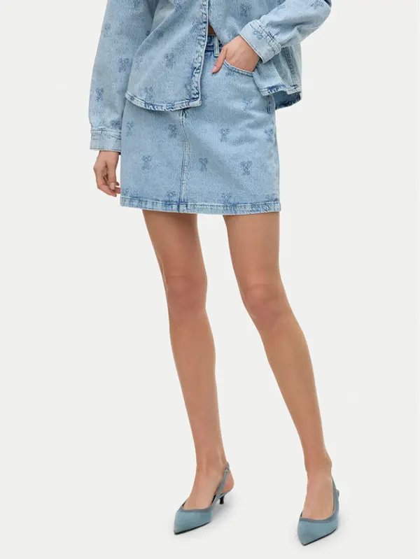 Vero Moda Vero Moda Jeans suknja Tessa 10326888 Plava Regular Fit
