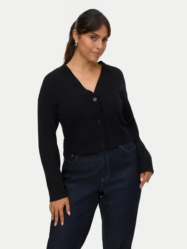 Vero Moda Vero Moda Kardigan Gold Art 10332210 Crna Regular Fit