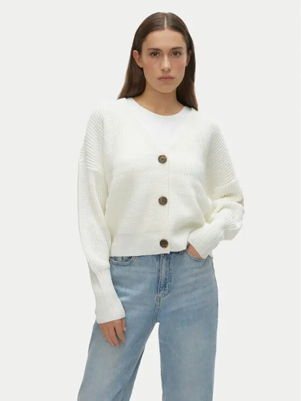 Vero Moda Vero Moda Kardigan Lea 10249632 Bijela Regular Fit