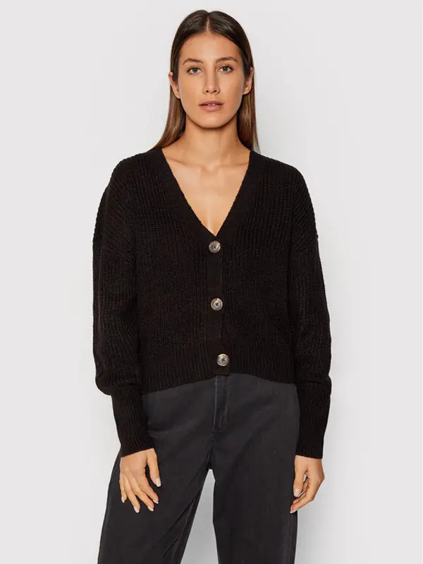 Vero Moda Vero Moda Kardigan Lea 10249632 Crna Relaxed Fit