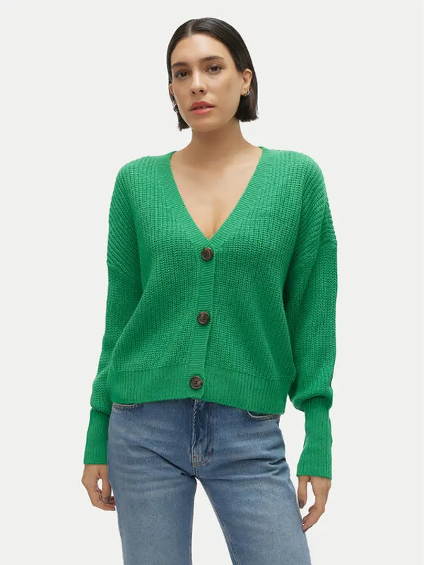 Vero Moda Vero Moda Kardigan Lea 10249632 Zelena Regular Fit