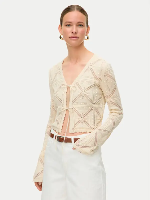 Vero Moda Vero Moda Kardigan Lola 10337188 Bež Regular Fit