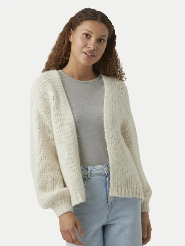 Vero Moda Vero Moda Kardigan Maybe 10273101 Écru Oversize