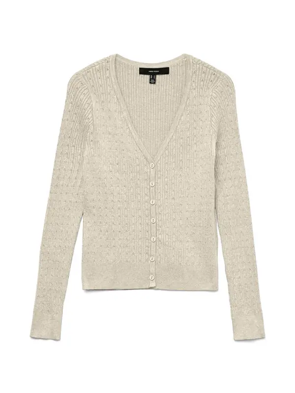 Vero Moda Vero Moda Kardigan Silje 10340553 Bež Regular Fit
