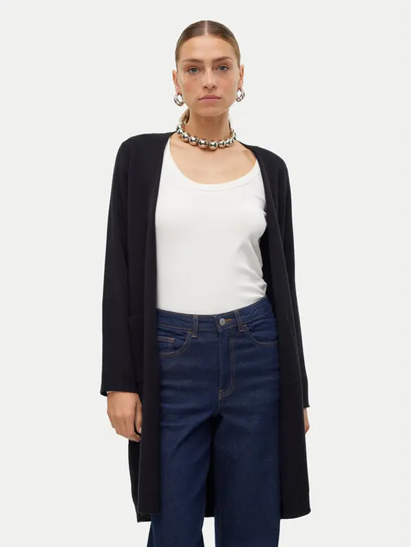 Vero Moda Vero Moda Kardigan Vmsaba 10309316 Crna Regular Fit