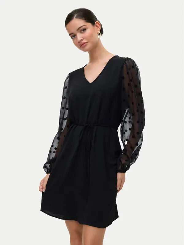 Vero Moda Vero Moda Koktel haljina Alva 10337473 Crna Regular Fit