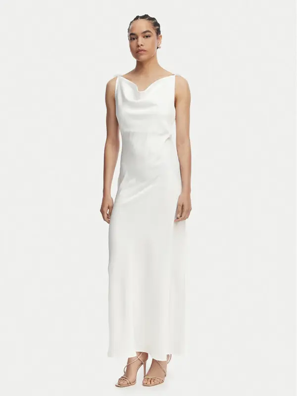 Vero Moda Vero Moda Koktel haljina Analeia 10348464 Bijela Regular Fit
