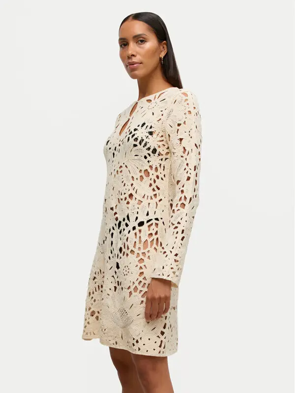 Vero Moda Vero Moda Koktel haljina Awalison 10342832 Bež Regular Fit