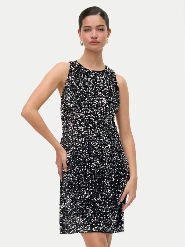 Vero Moda Vero Moda Koktel haljina Bella 10335720 Crna Slim Fit