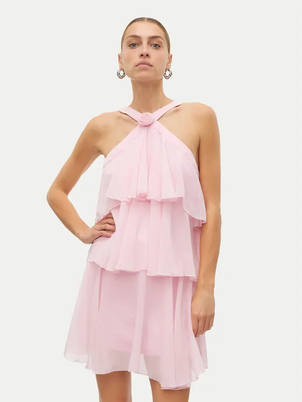 Vero Moda Vero Moda Koktel haljina Felicia 10329767 Ružičasta Regular Fit