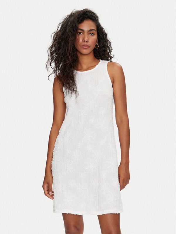 Vero Moda Vero Moda Koktel haljina June 10324197 Bijela Loose Fit