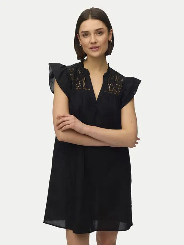 Vero Moda Vero Moda Koktel haljina Line 10346970 Crna Oversize