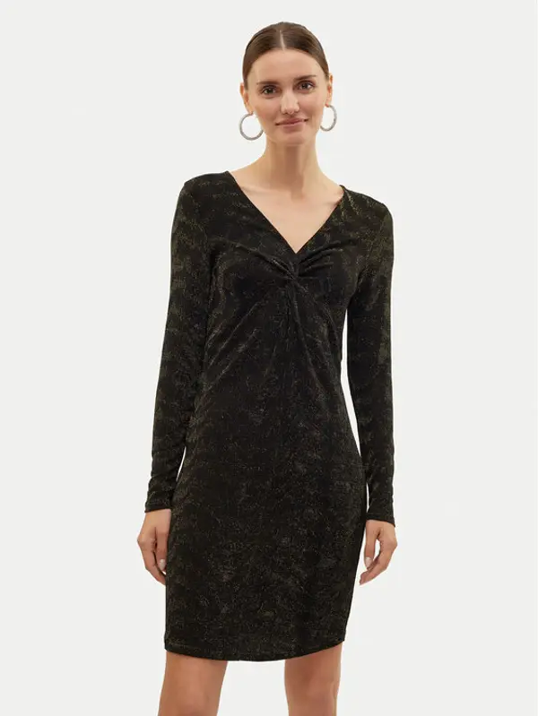 Vero Moda Vero Moda Koktel haljina Lucy 10316745 Smeđa Slim Fit