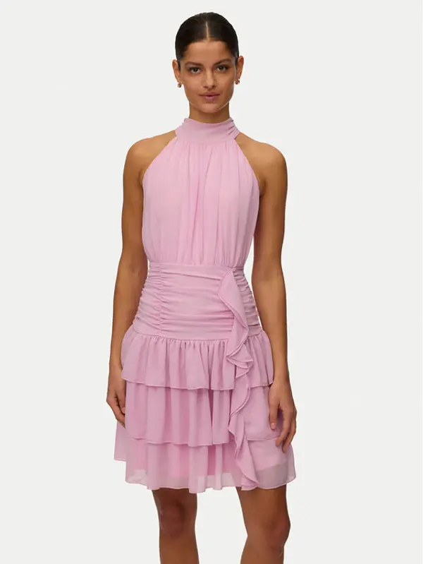 Vero Moda Vero Moda Koktel haljina Serena 10348178 Ružičasta Regular Fit