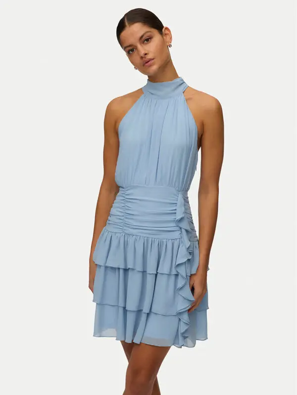 Vero Moda Vero Moda Koktel haljina Serena 10348178 Svijetlo plava Regular Fit