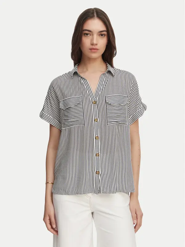 Vero Moda Vero Moda Košulja Bumpy 10310139 Tamnoplava Regular Fit
