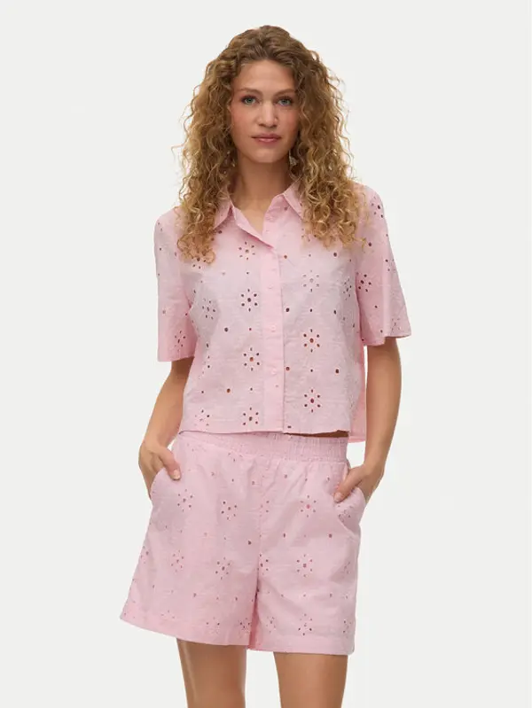 Vero Moda Vero Moda Košulja Eliza 10342754 Svijetlo roza Regular Fit