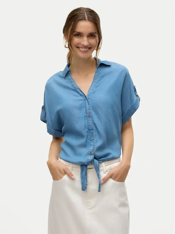 Vero Moda Vero Moda Košulja Fleur 10326059 Plava Regular Fit