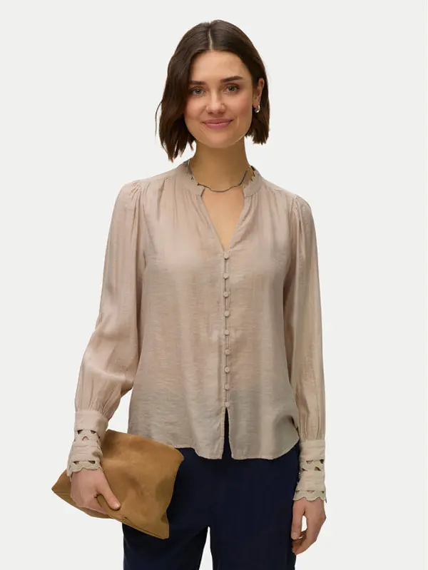 Vero Moda Vero Moda Košulja Irina 10338396 Bež Regular Fit