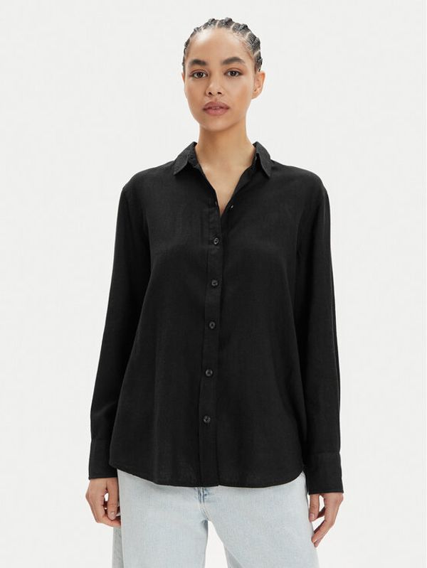 Vero Moda Vero Moda Košulja Linn 10305085 Crna Relaxed Fit