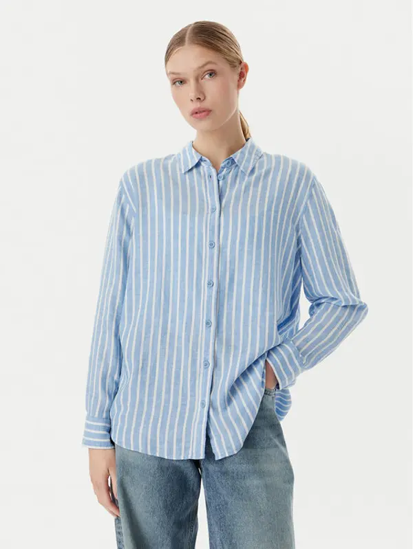 Vero Moda Vero Moda Košulja Linn 10305085 Plava Relaxed Fit