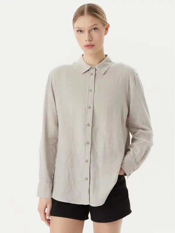 Vero Moda Vero Moda Košulja Linn 10305085 Siva Relaxed Fit