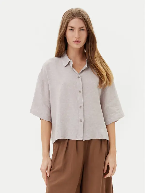 Vero Moda Vero Moda Košulja Linn 10306820 Siva Relaxed Fit