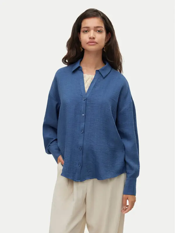 Vero Moda Vero Moda Košulja Melaney 10316389 Tamnoplava Loose Fit