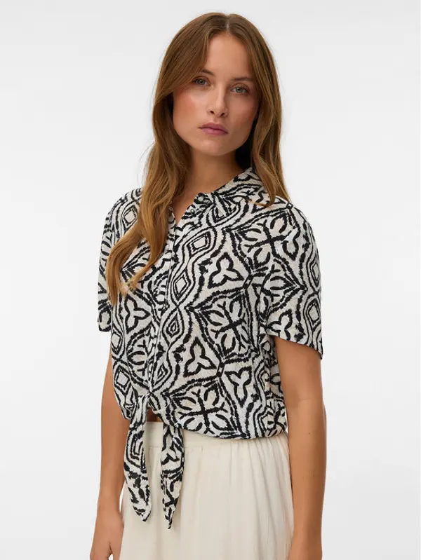 Vero Moda Vero Moda Košulja Menny 10303694 Crna Relaxed Fit