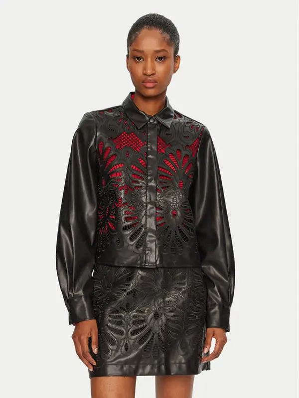 Vero Moda Vero Moda Košulja Rocky 10330114 Crna Loose Fit