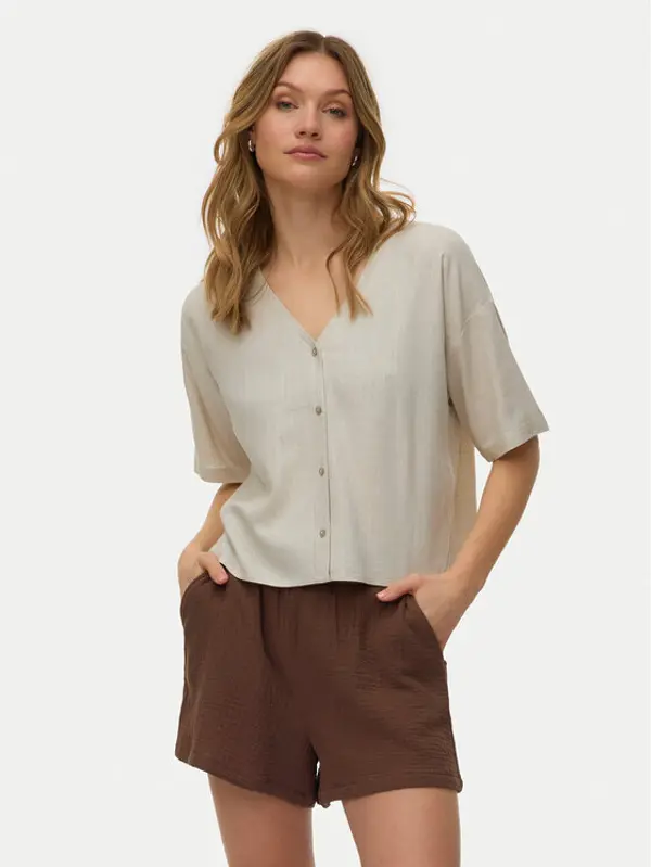Vero Moda Vero Moda Košulja Rosie 10346914 Svijetlo bež Loose Fit