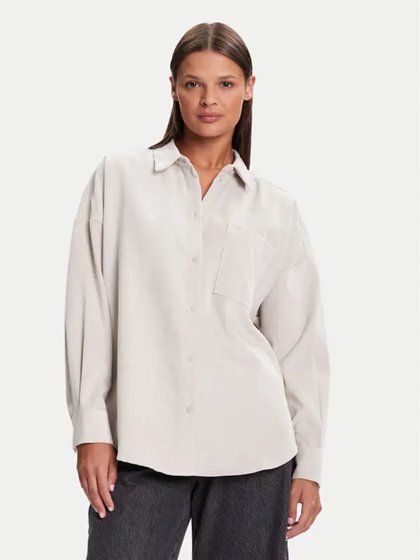 Vero Moda Vero Moda Košulja Sanne 10317194 Bež Oversize