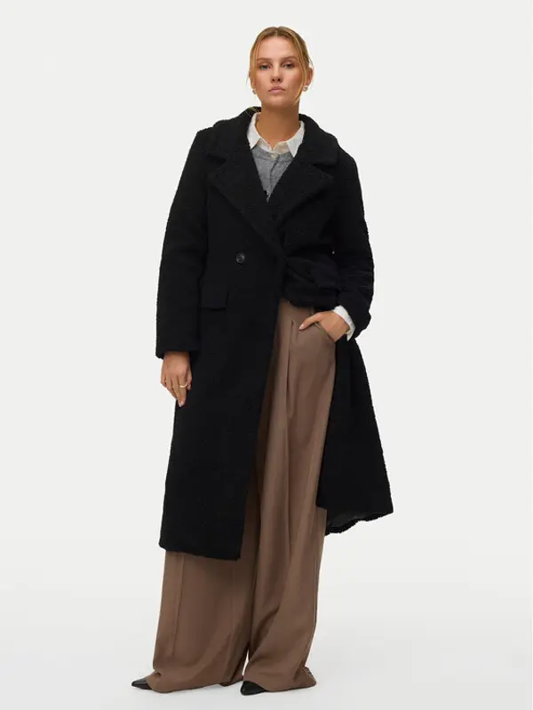 Vero Moda Vero Moda Kožuh Teresa 10333681 Crna Regular Fit