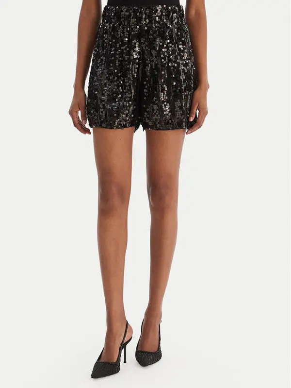 Vero Moda Vero Moda Kratke hlače Efa 10335727 Crna Loose Fit