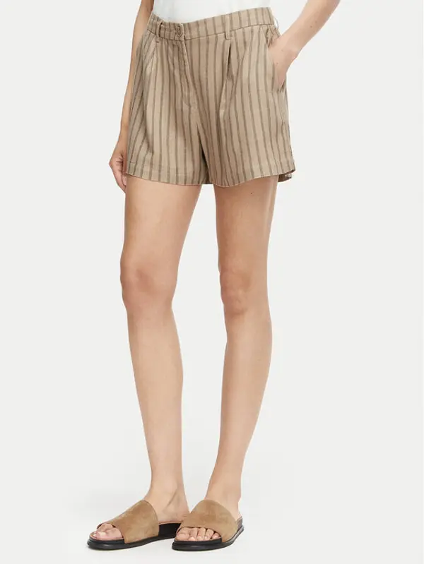 Vero Moda Vero Moda Kratke hlače Rosie 10346913 Svijetlo smeđa Loose Fit