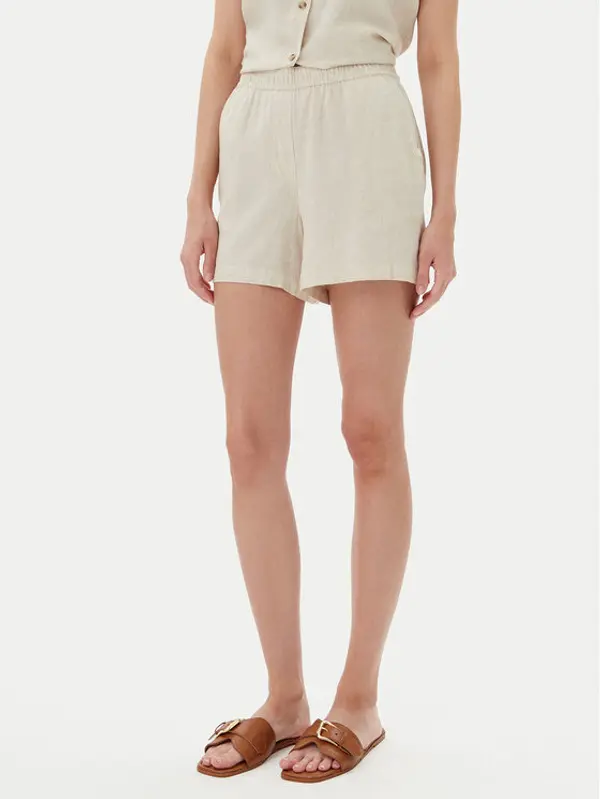 Vero Moda Vero Moda Kratke hlače Thea 10333804 Bež Loose Fit
