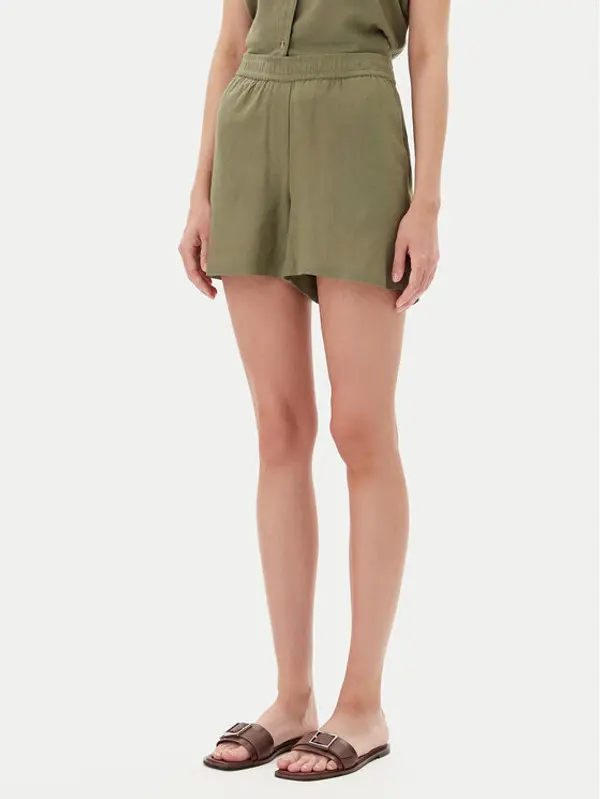 Vero Moda Vero Moda Kratke hlače Thea 10333804 Zelena Loose Fit