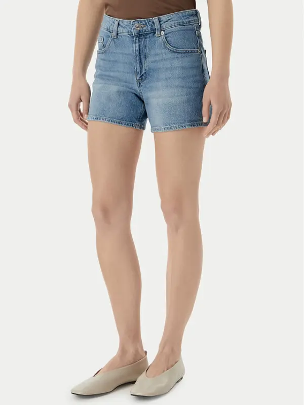 Vero Moda Vero Moda Kratke traperice Tess 10301532 Plava Regular Fit