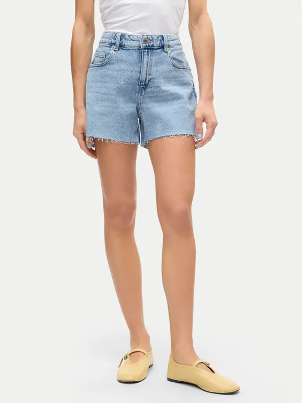Vero Moda Vero Moda Kratke traperice Tess 10301532 Plava Regular Fit
